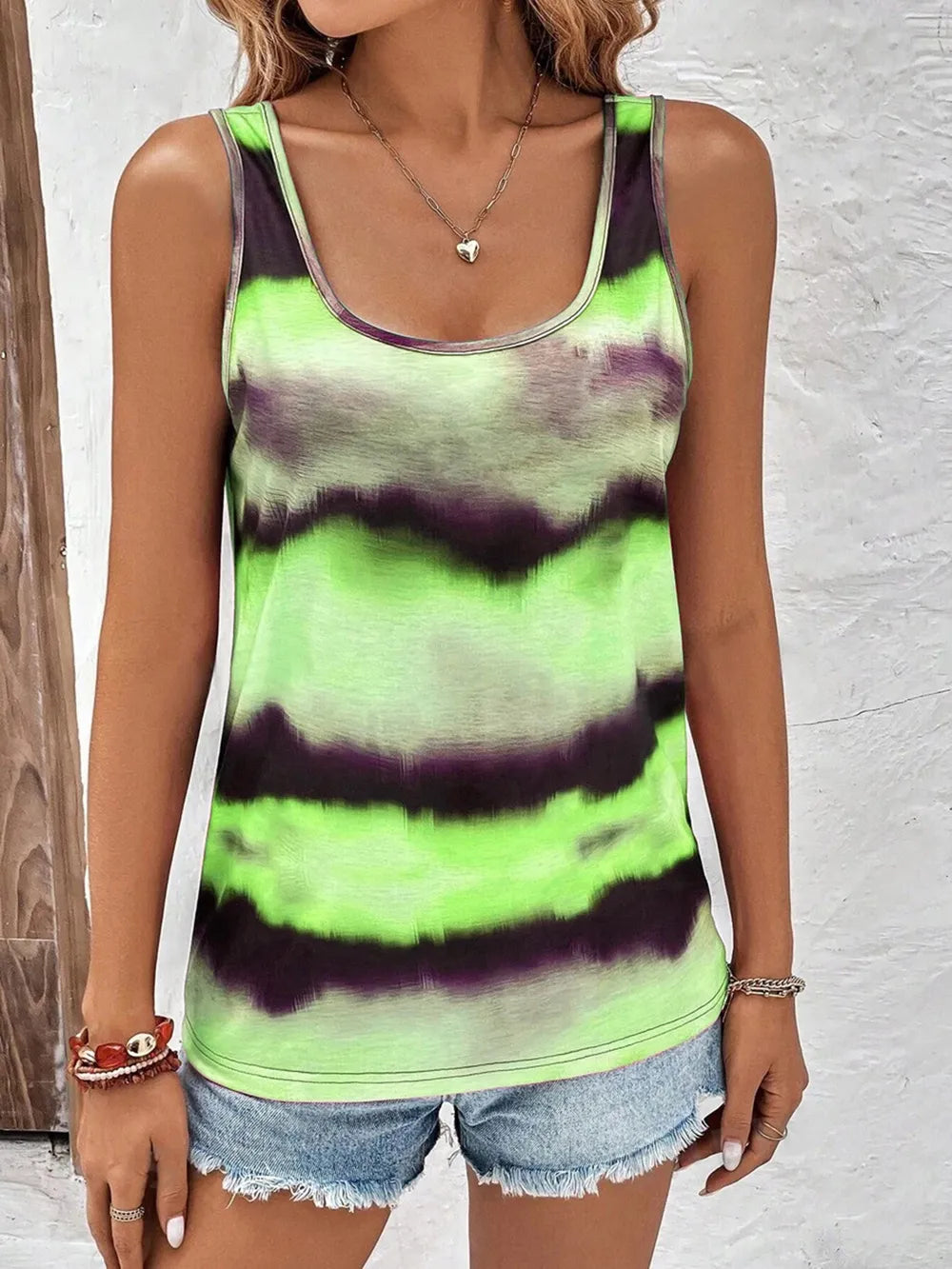 Multi Color Fashion Tank Top