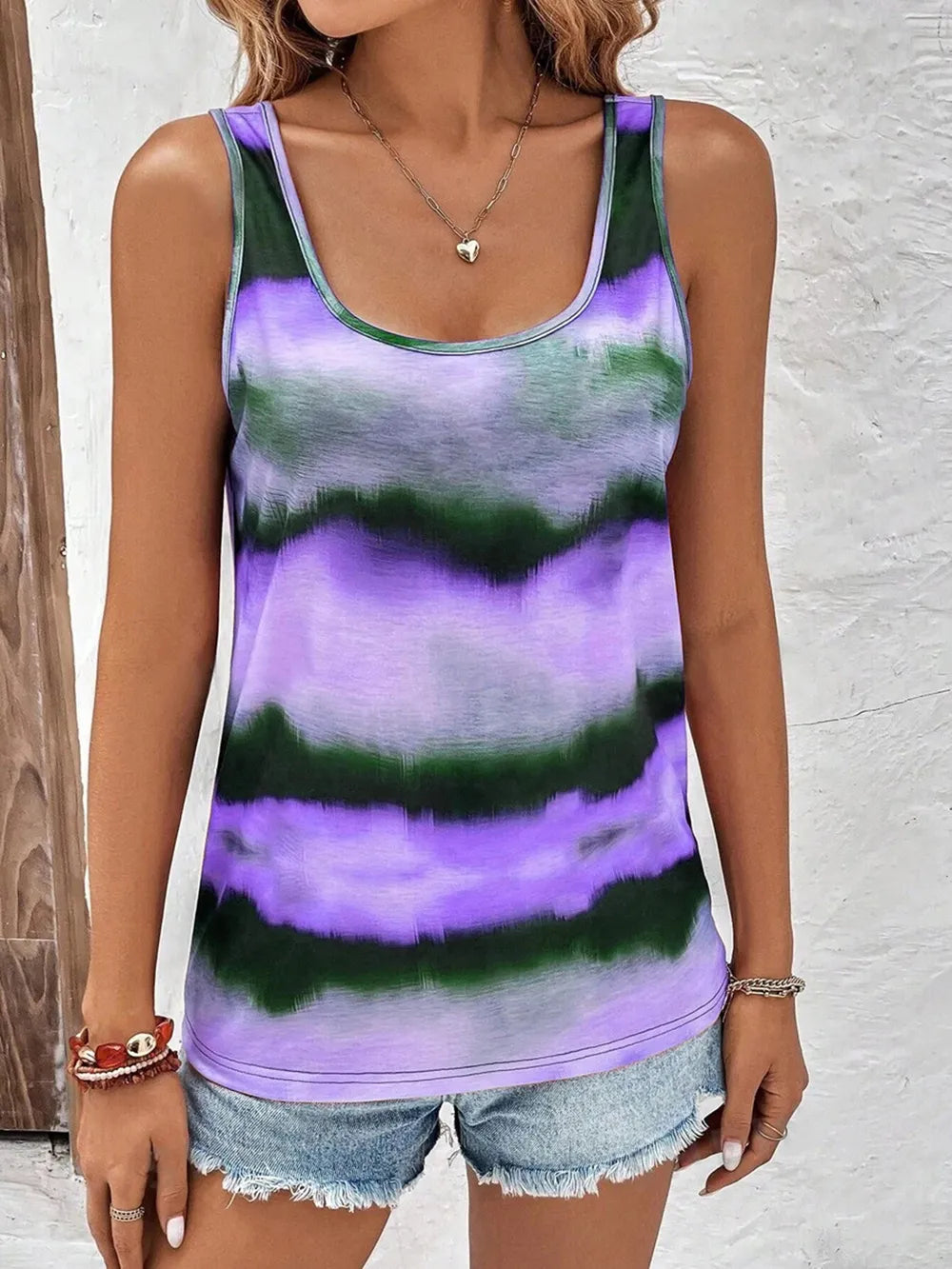 Multi Color Fashion Tank Top