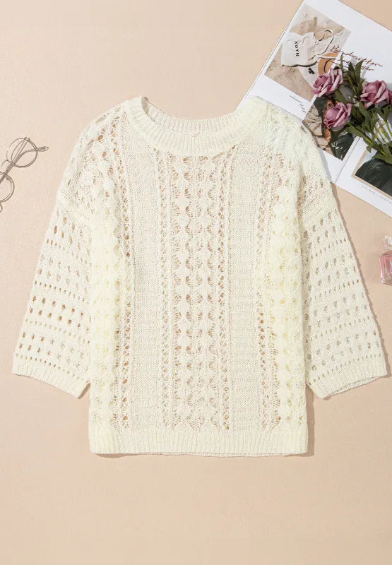 Long Sleeve Knitted Pullover