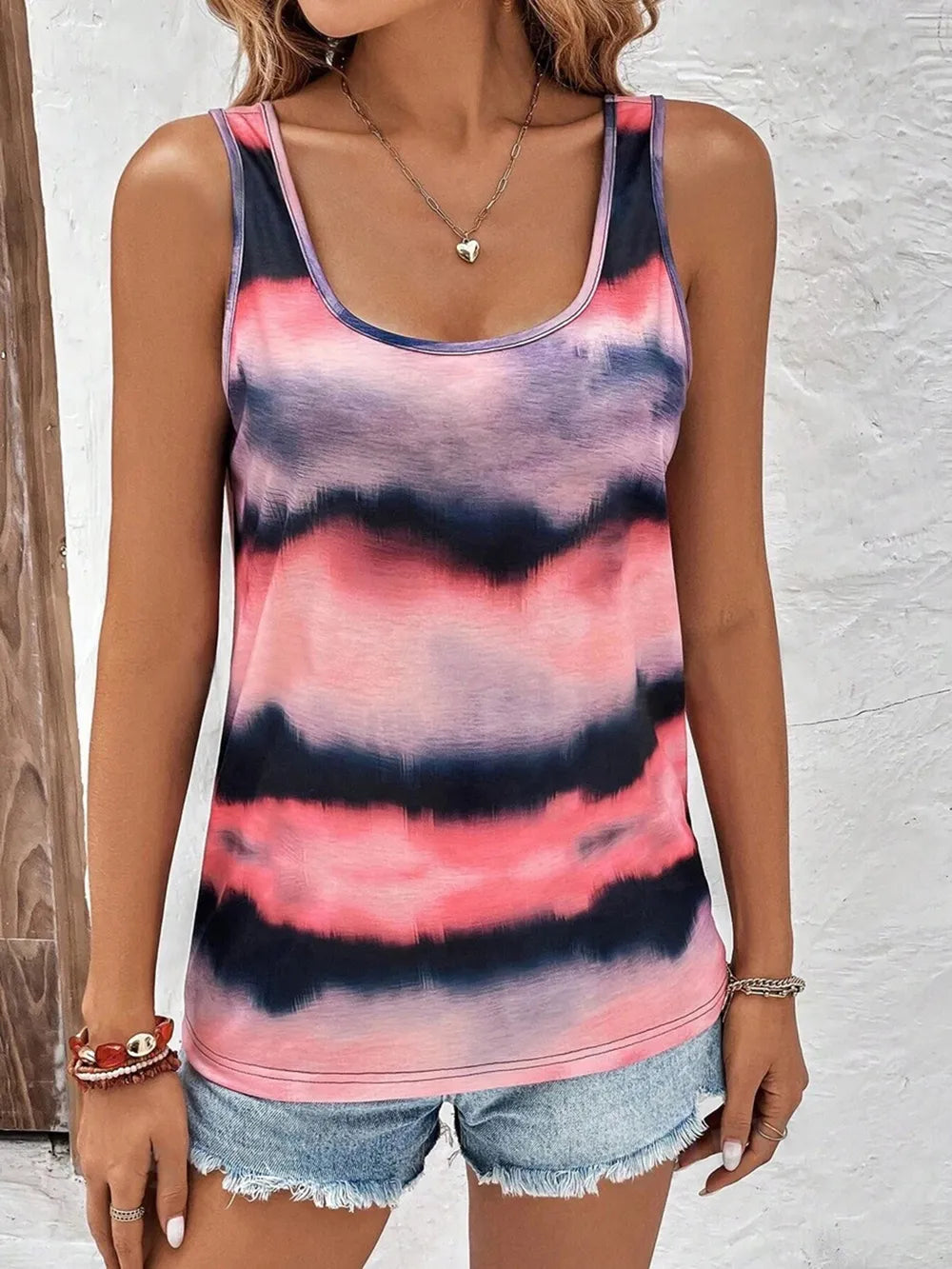 Multi Color Fashion Tank Top
