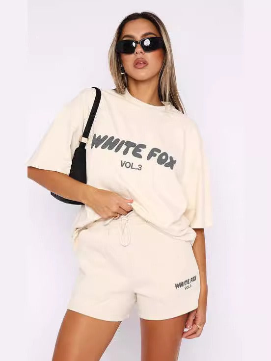 Casual Loose T-shirt Shorts Set