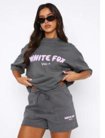 Casual Loose T-shirt Shorts Set