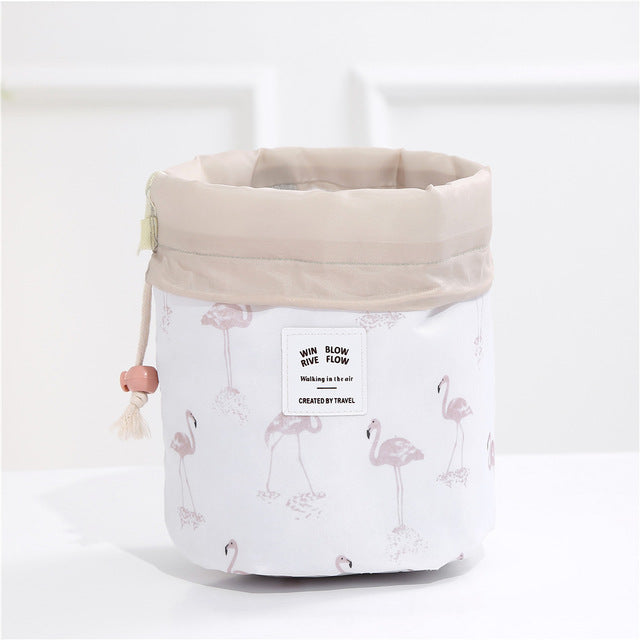 Round Makeup Bag
