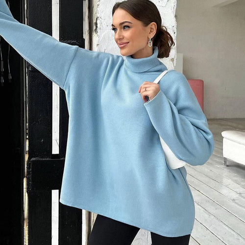 Basic High Neck Sweater