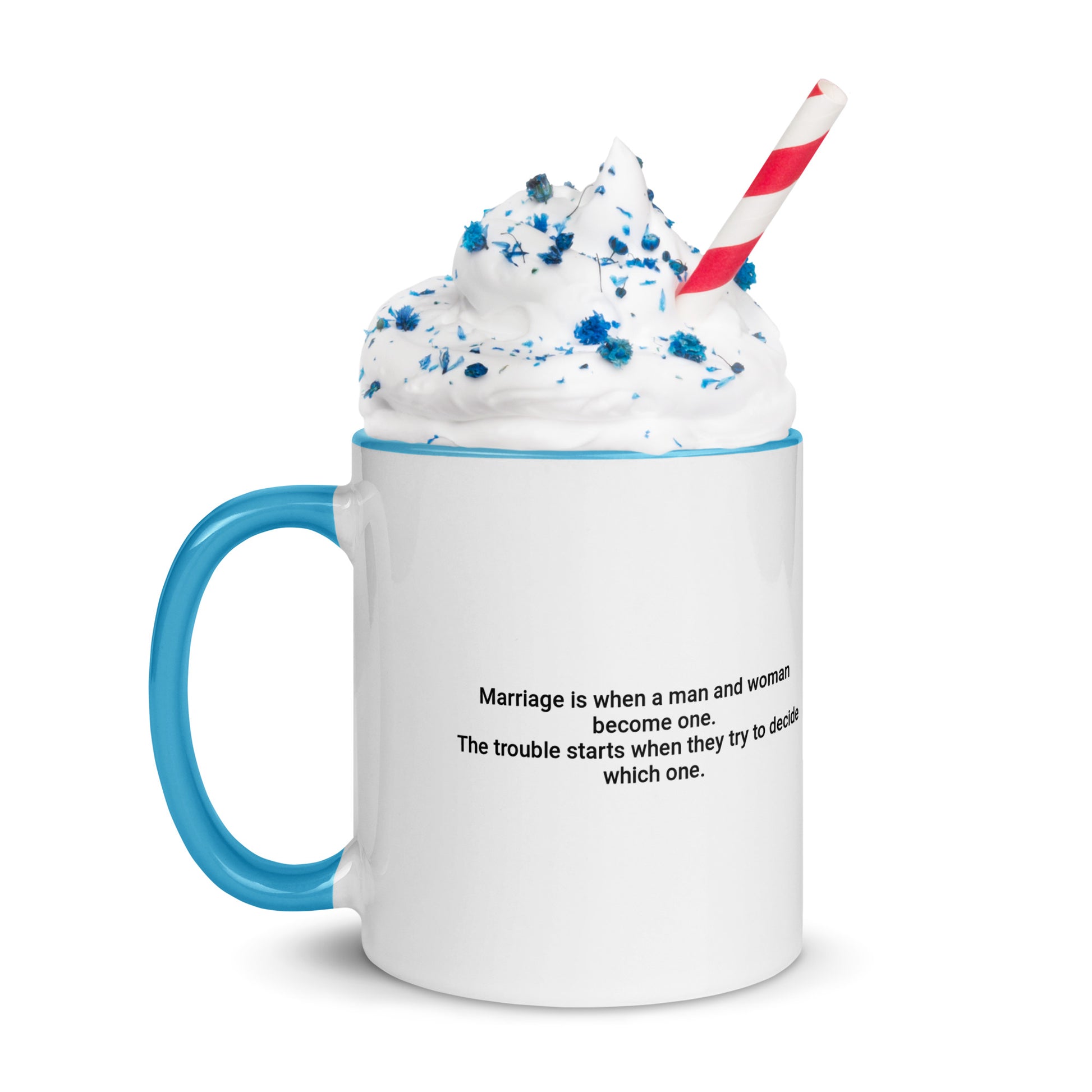 Marriage Mug with Color Inside MaddisonCo Inc