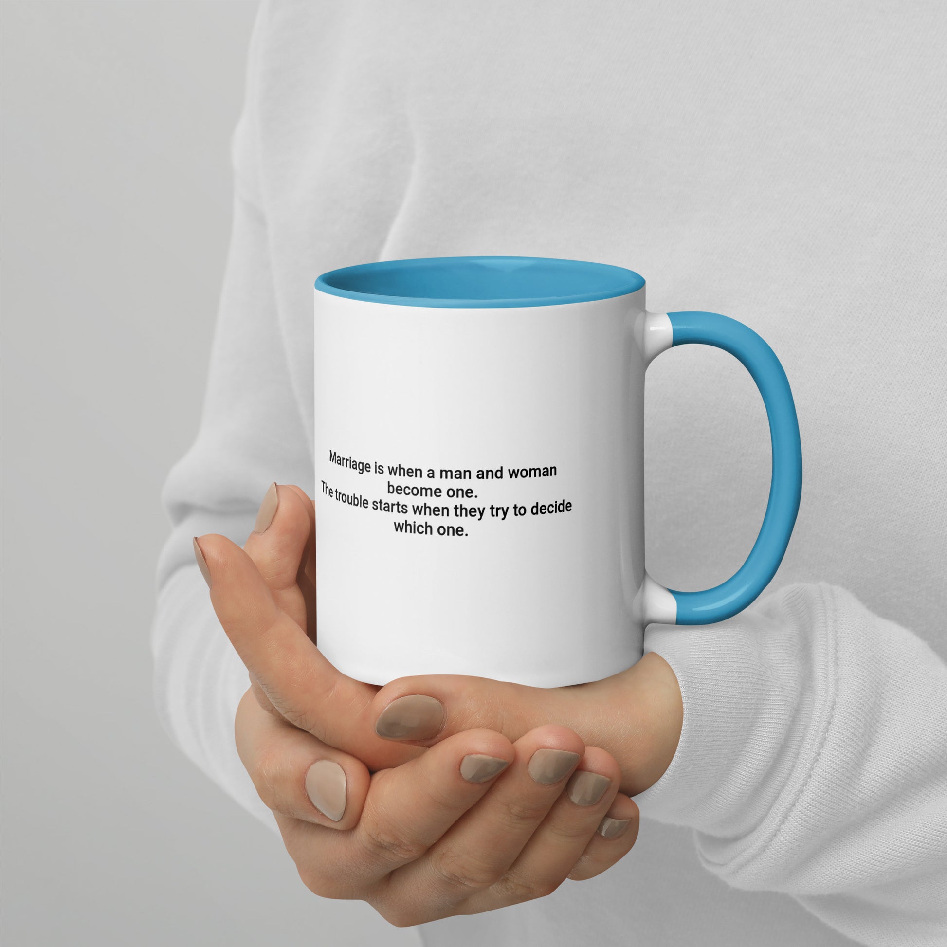 Marriage Mug with Color Inside MaddisonCo Inc