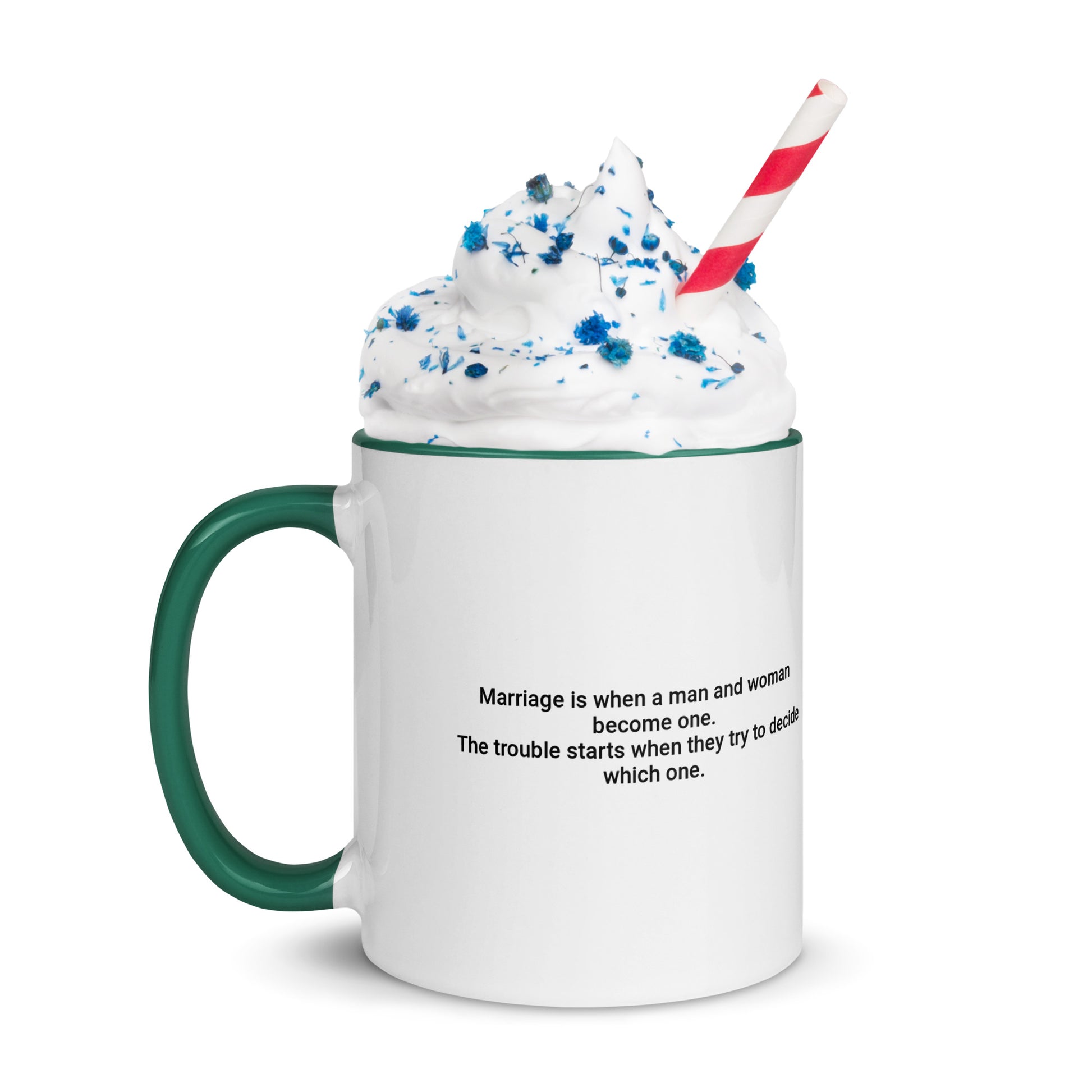 Marriage Mug with Color Inside MaddisonCo Inc