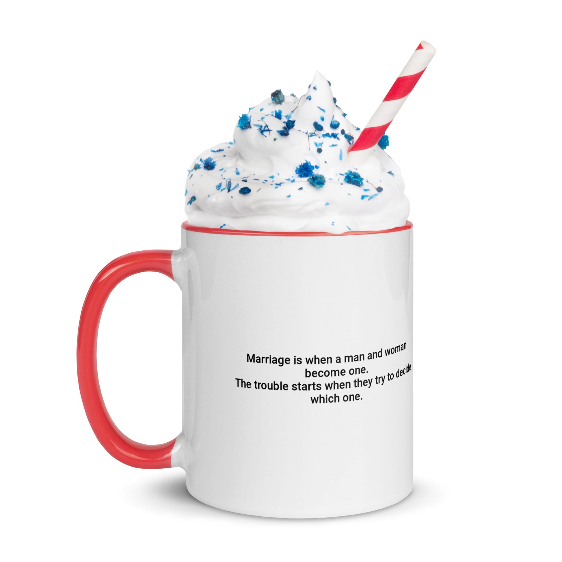 Marriage Mug with Color Inside MaddisonCo Inc