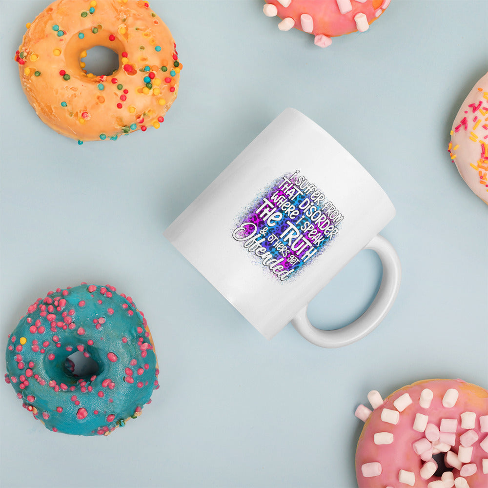 White glossy mug MaddisonCo Inc