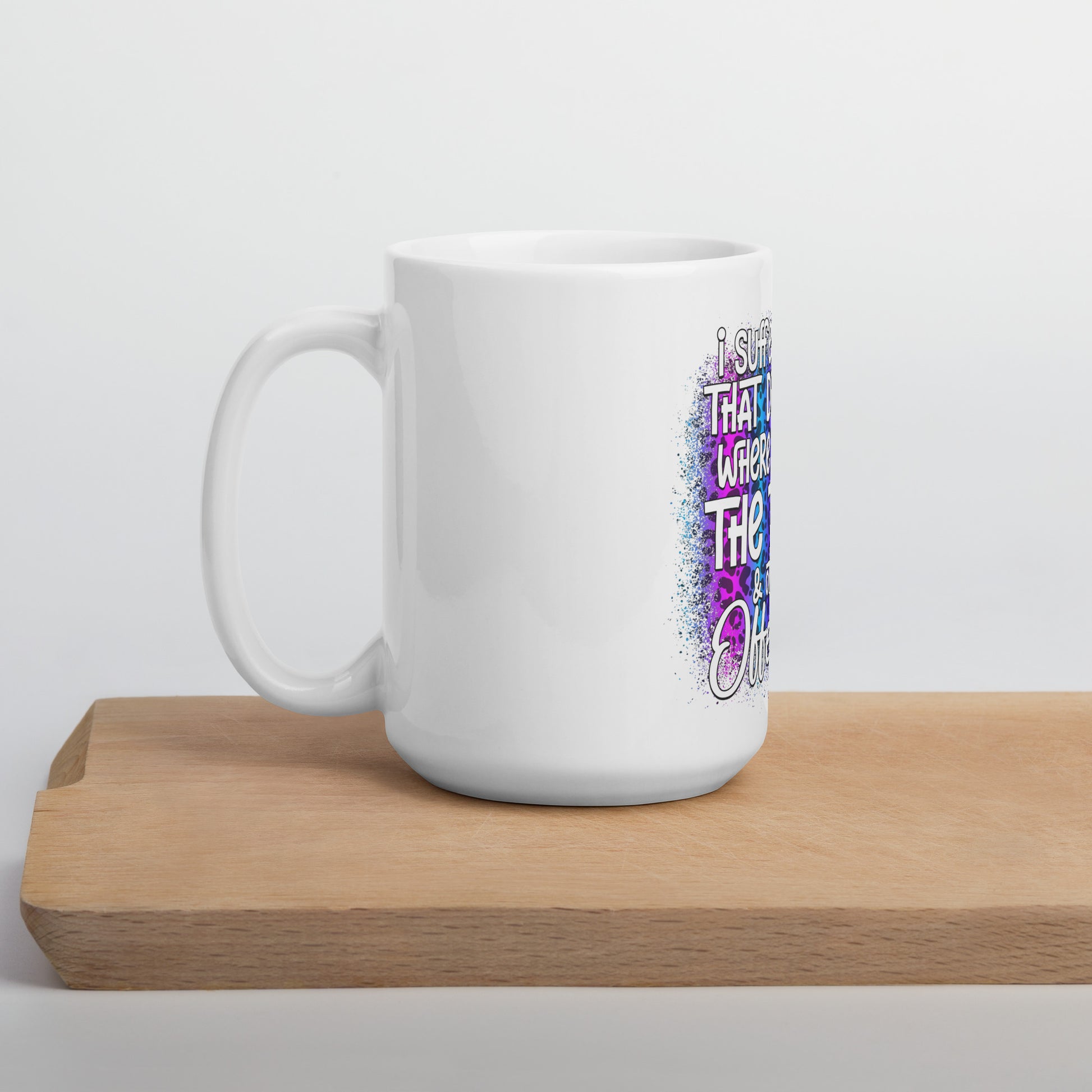 White glossy mug MaddisonCo Inc