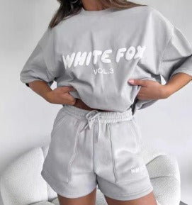 Casual Loose T-shirt Shorts Set