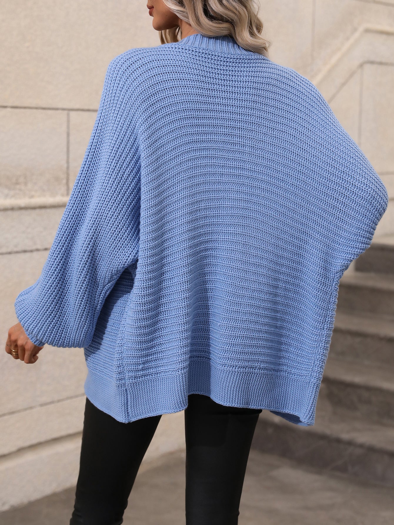 Single Breasted Knitted Cardigan Loose Sweater