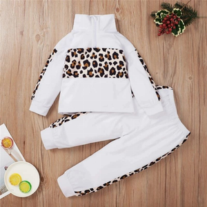 Fashion Leopard Printed Tops And Pants Set MaddisonCo Inc