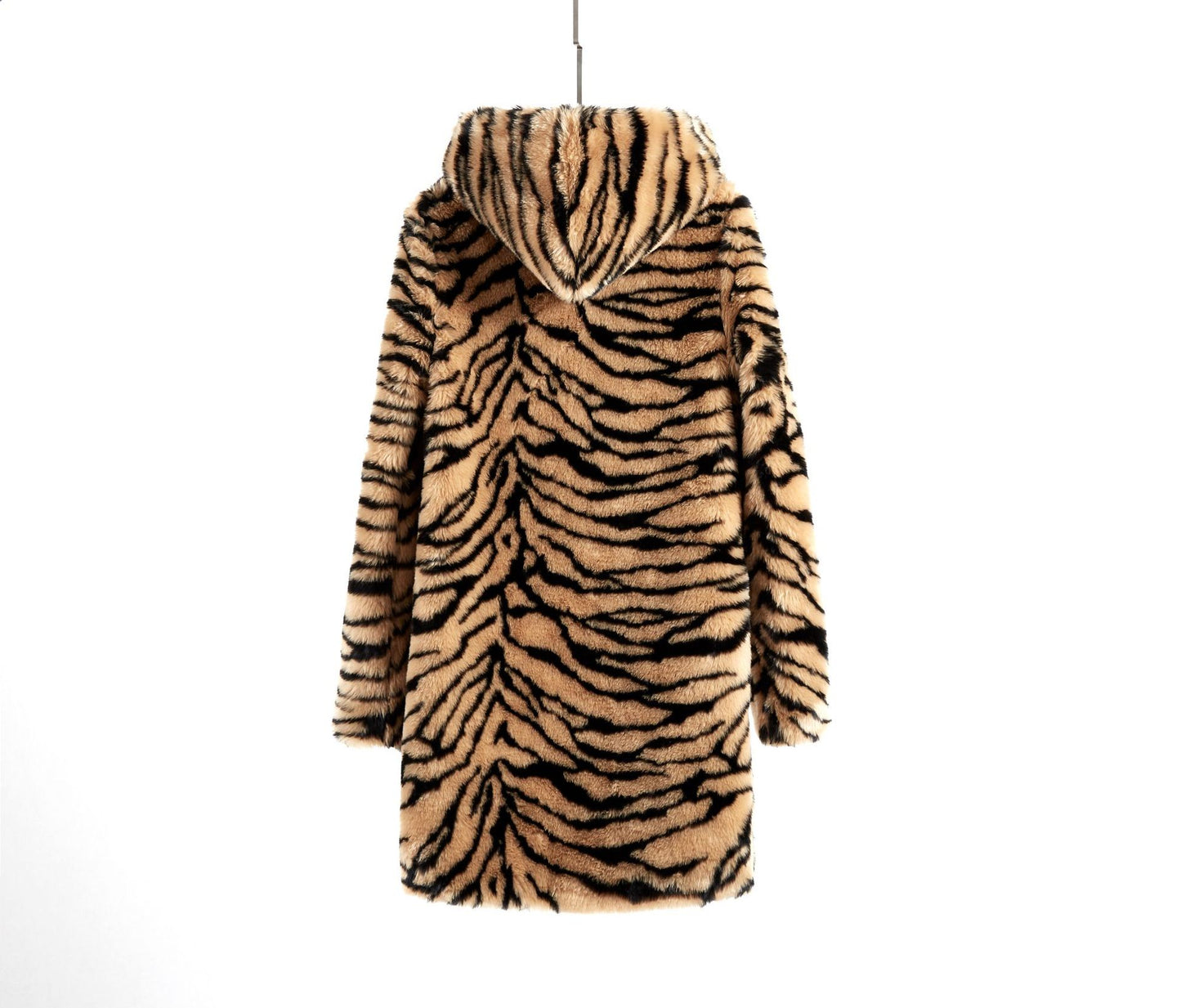 Super Thick Hooded Big Tiger Coat