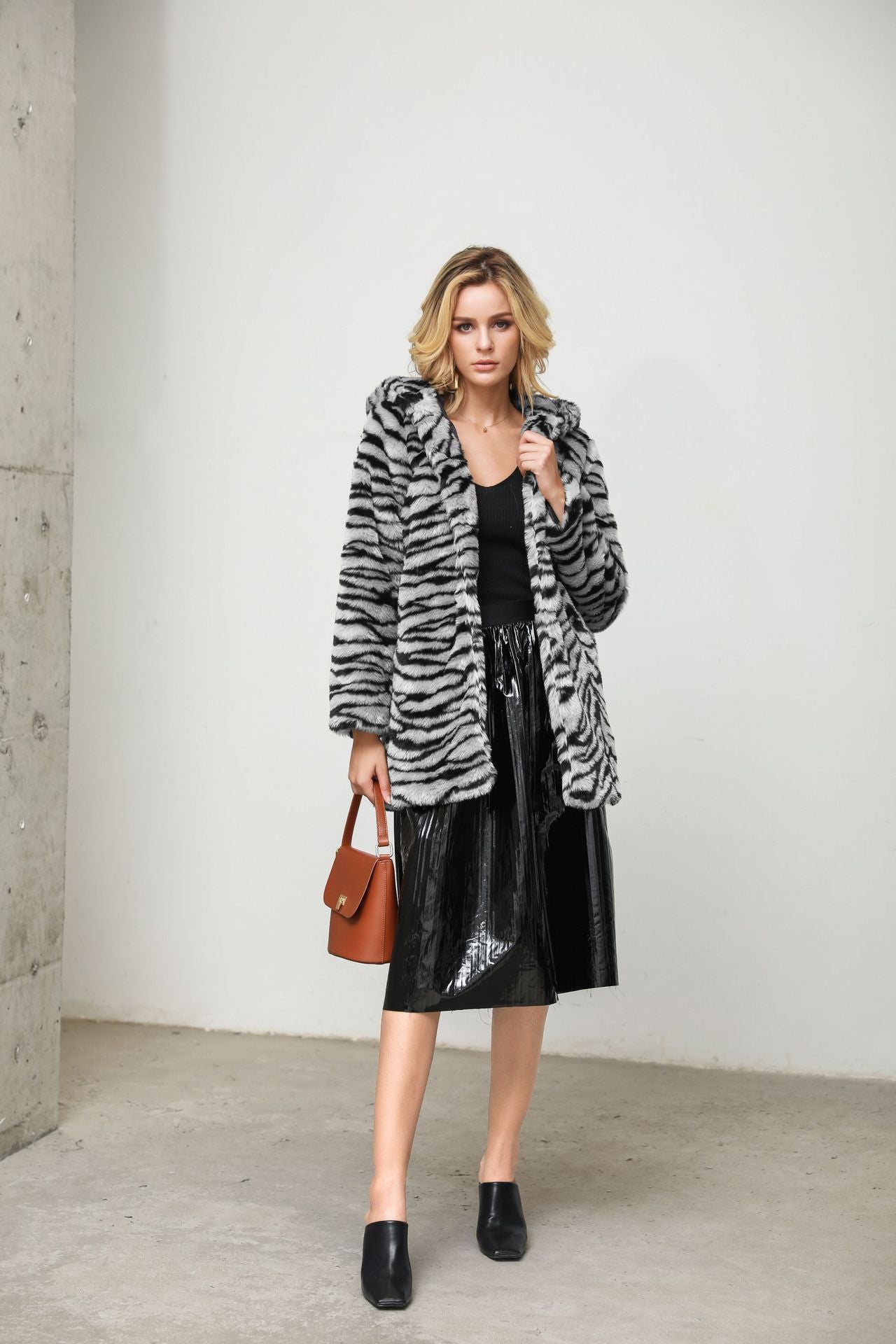 Super Thick Hooded Big Tiger Coat