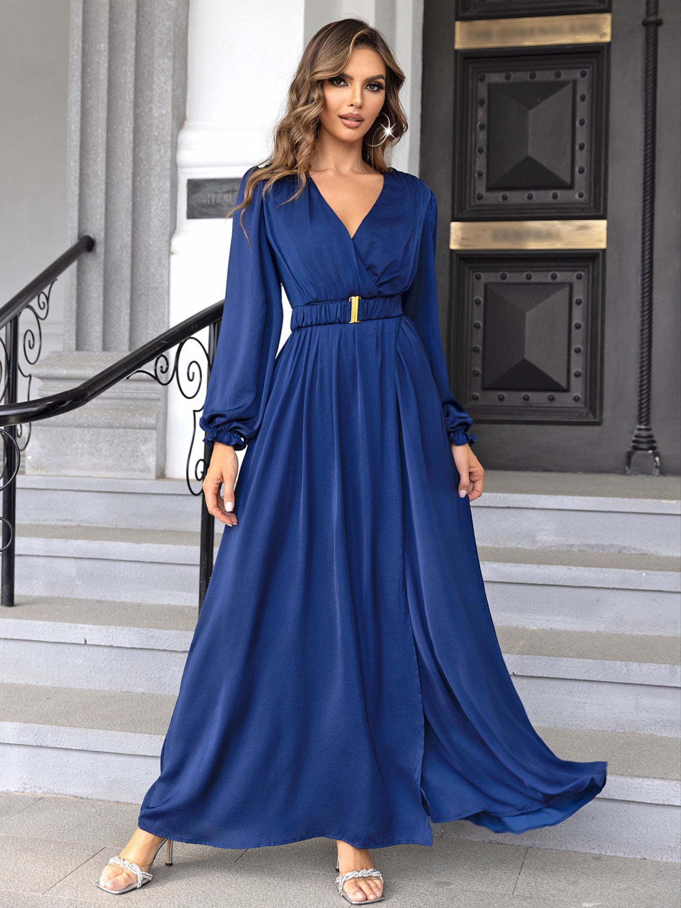 Long Chiffon Evening Dress