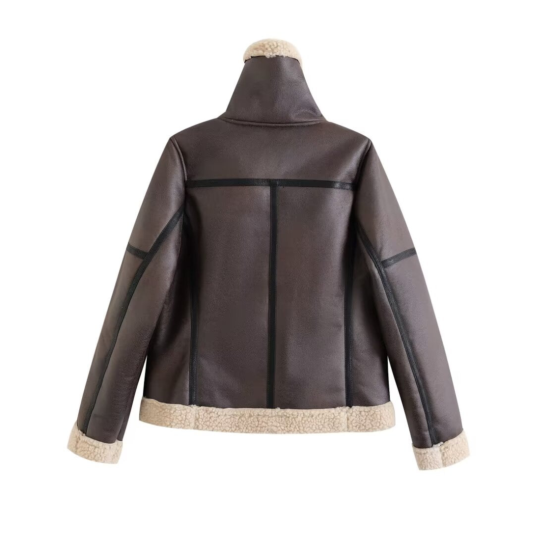 Composite Jacket Fur Coat