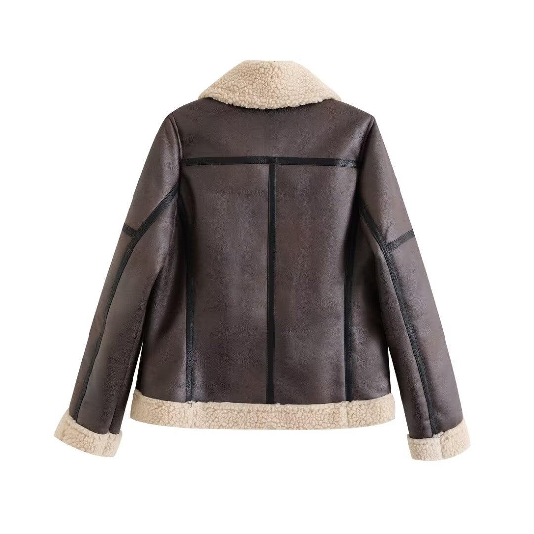 Composite Jacket Fur Coat