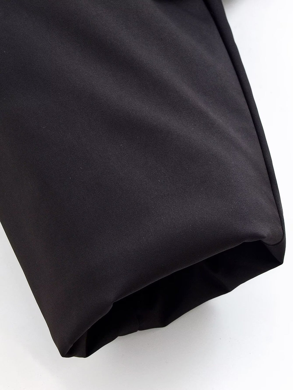 Casual Short Black Hooded Jacket