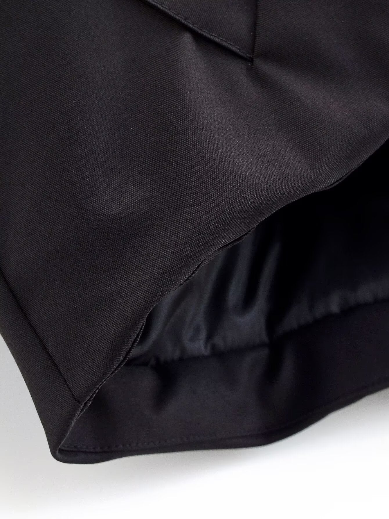 Casual Short Black Hooded Jacket