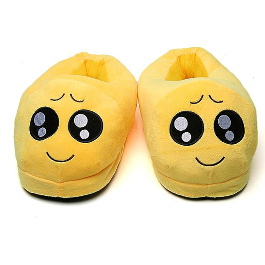 Cute Expression Men And Women Slippers