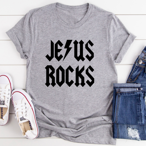 Faith - Jesus Rocks T-Shirt Jade Thalassa