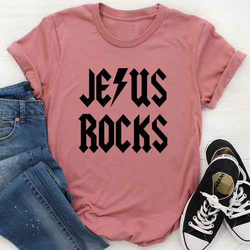 Faith - Jesus Rocks T-Shirt Jade Thalassa