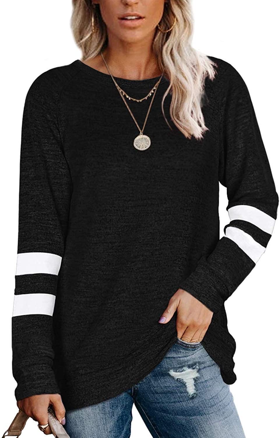 Loose Crew Long Sleeve Casual Top