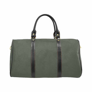 Travel Bag, Leather Carry On Large Luggage Bag, Ebony Black Grey Coco