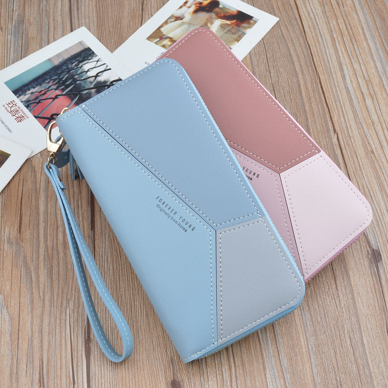 Long Zipper Clutch Wallet