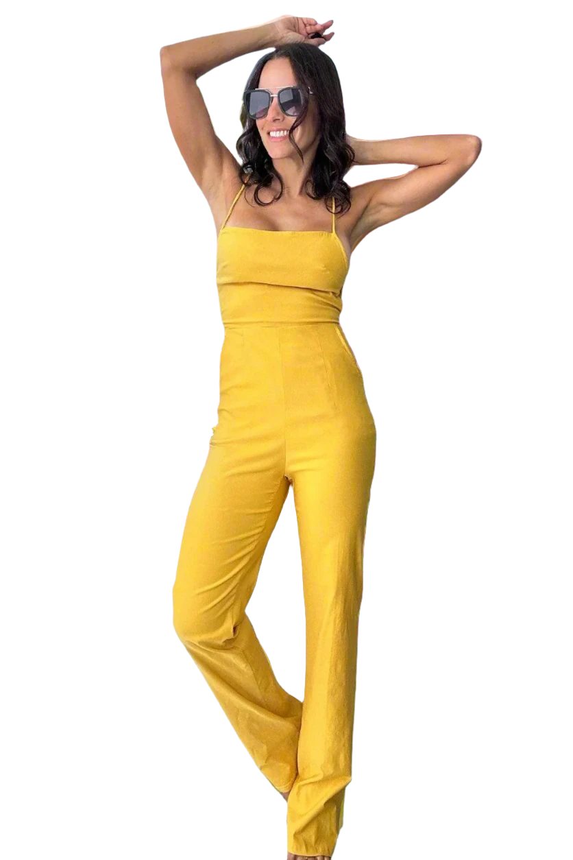 Backless Spaghetti Strap Jumpsuit