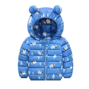 Boys Girls Jacket Coat Chlidren Winter Coats 3D