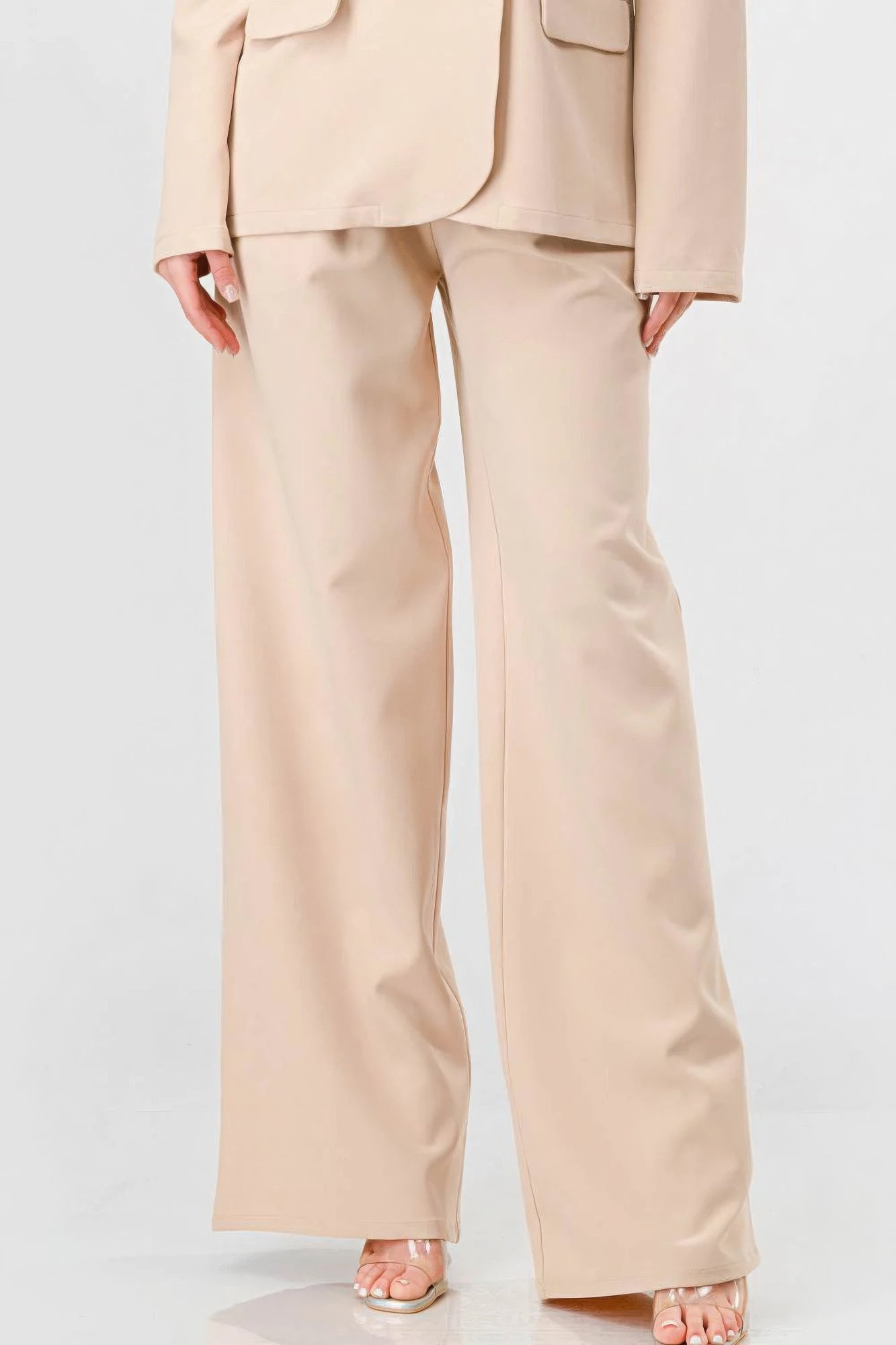 Semi Formal Wide Leg Pants Set