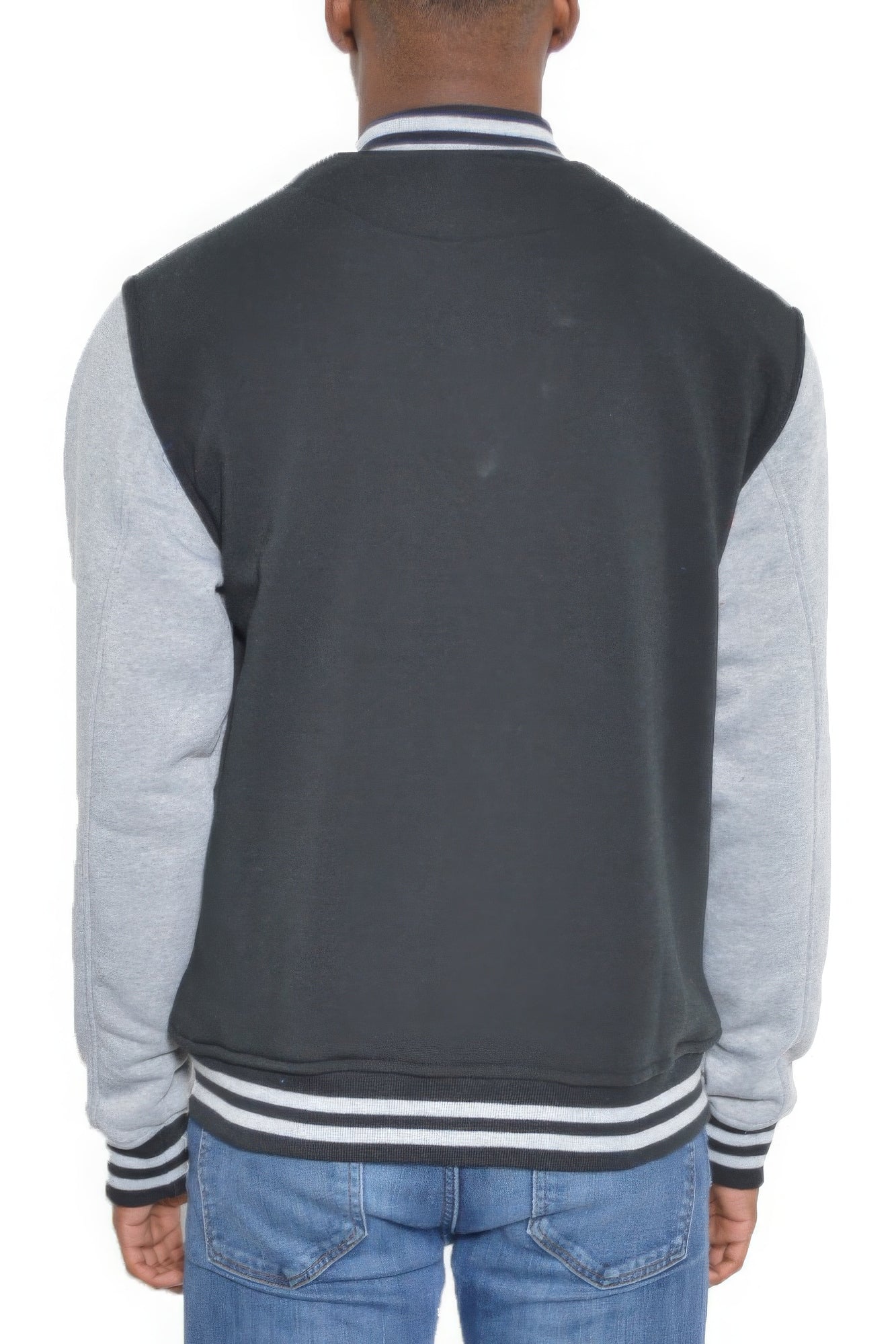 Mens Fleece Varsity Jacket