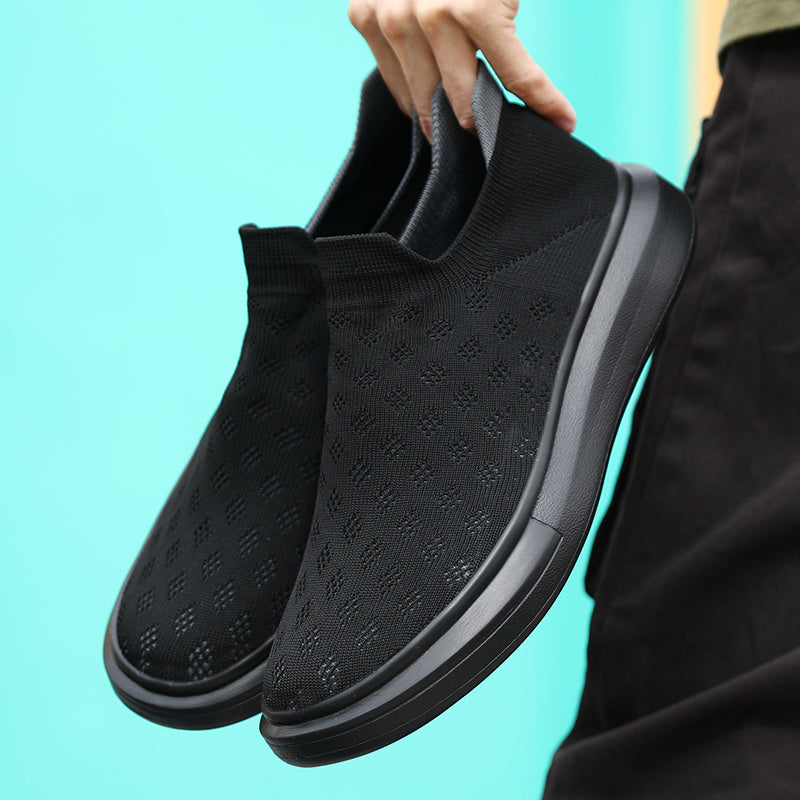 Men Shoes Sneakers Lightweight Men 2022 Casual Walking Shoes Breathable Slip on Wear-resistant Mens Loafers Zapatillas Hombre