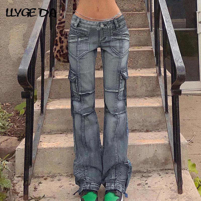 Old Washed Hot Girl Women's Pants Low Waist Straight Trousers For Female 2021 Autumn Winter New Fashion Casual Lady's Pant