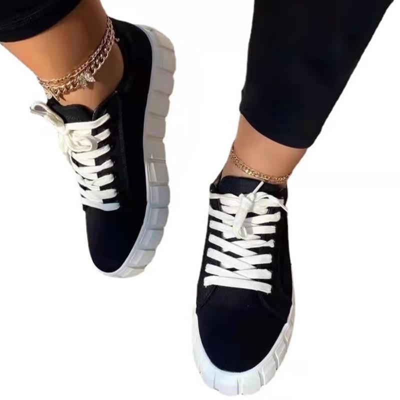 Light Breathable Vulcanized Platform Sneaker