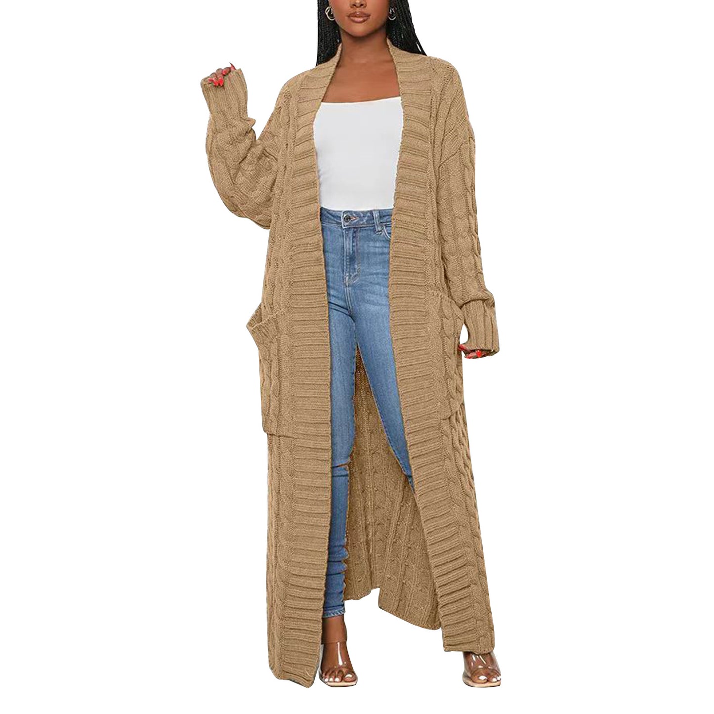 Casual Long Sweater Coat