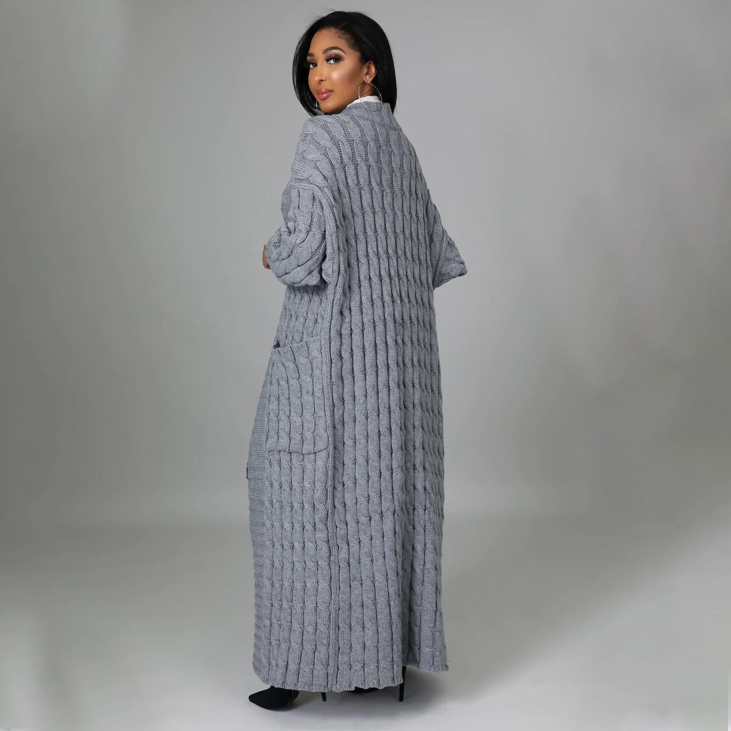 Casual Long Sweater Coat