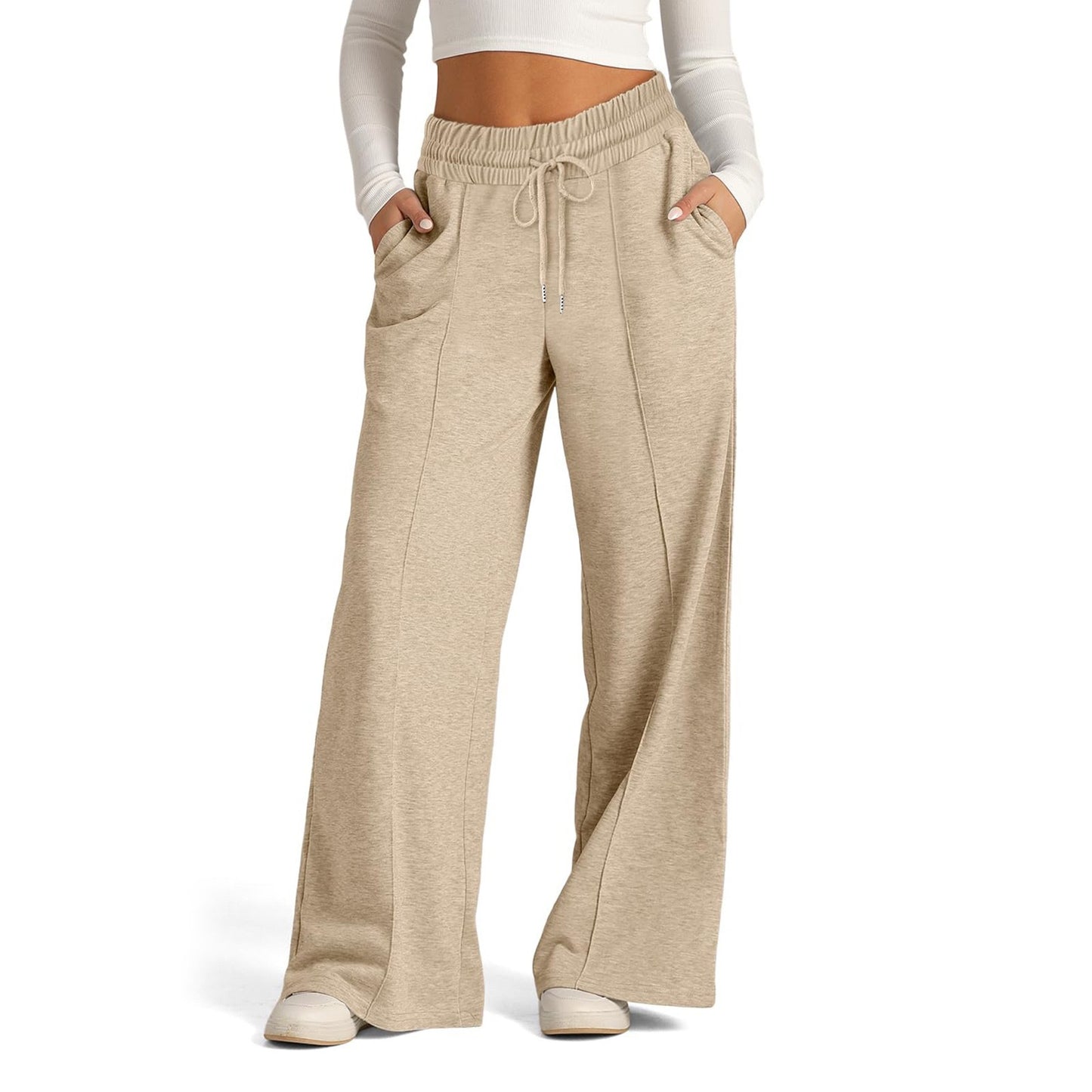 Wide Leg Casual Joggers