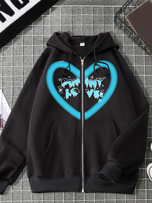 Bunny Love Zip Hoodie