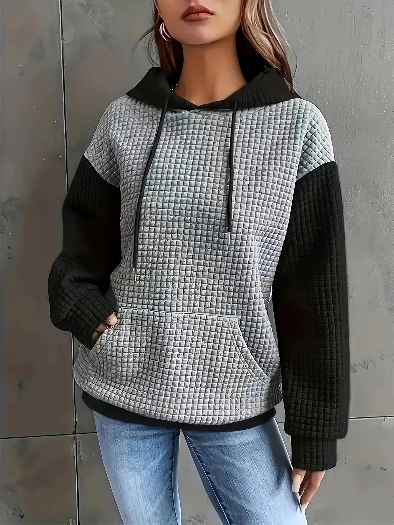 Drawstring Hooded Sweater