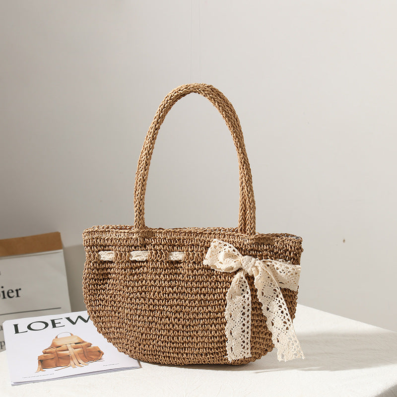 Hand Woven Straw Bag