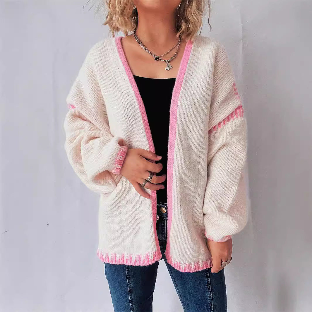 Loose Preppy Chic Knitted Cardigan