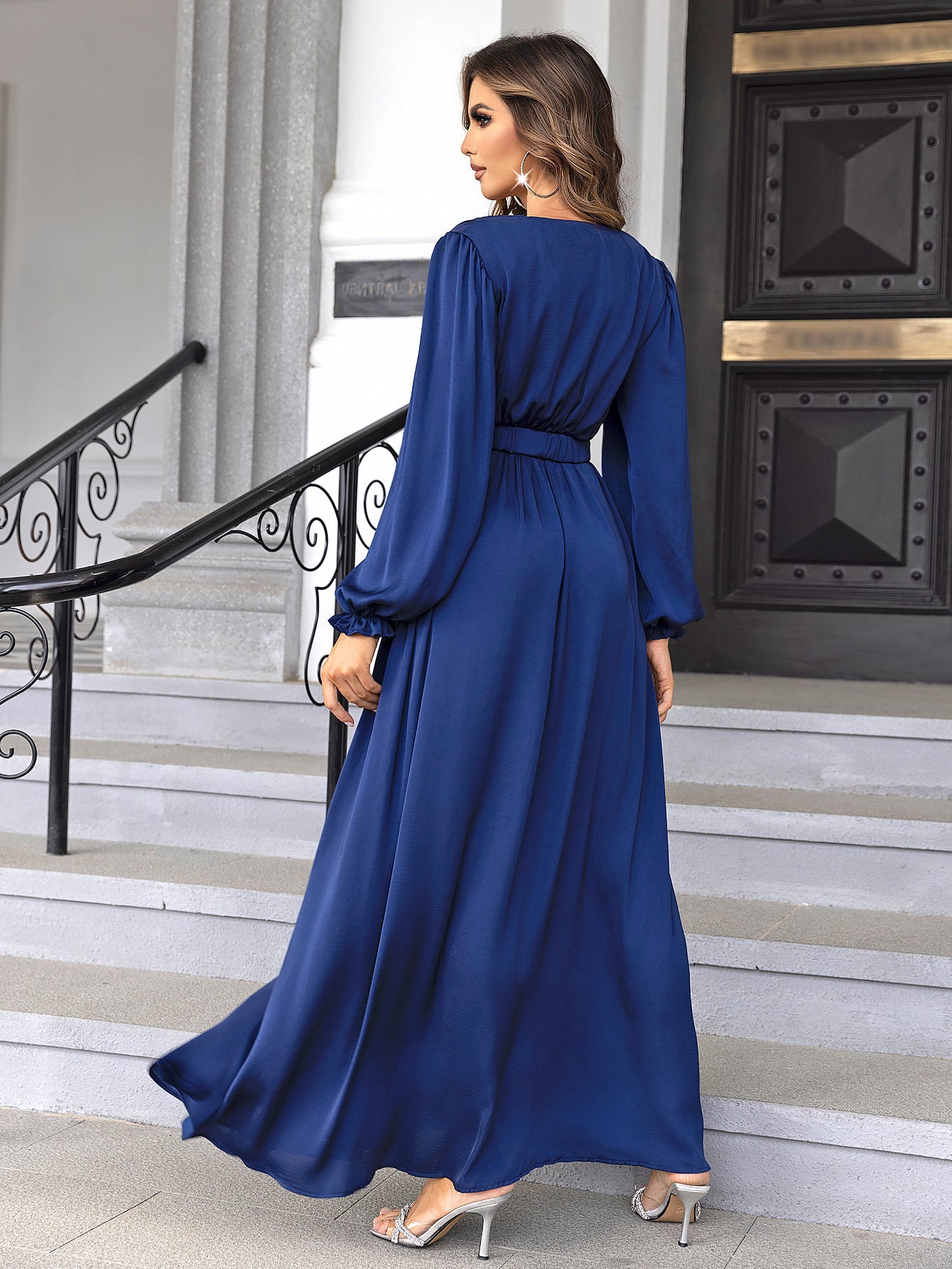 Long Chiffon Evening Dress