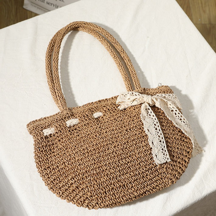Hand Woven Straw Bag