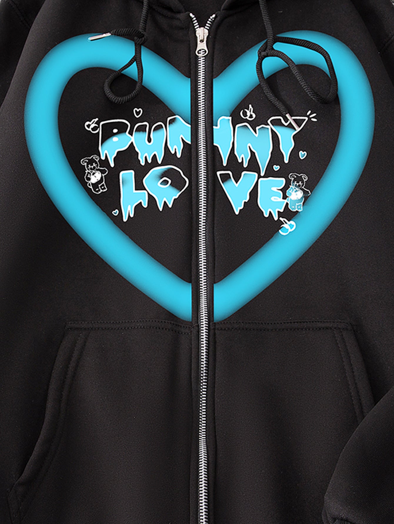 Bunny Love Zip Hoodie