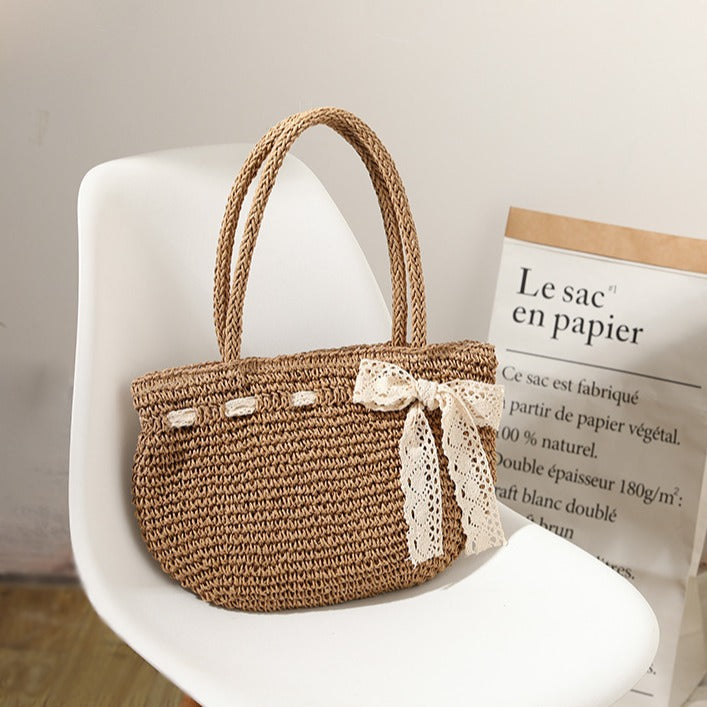 Hand Woven Straw Bag