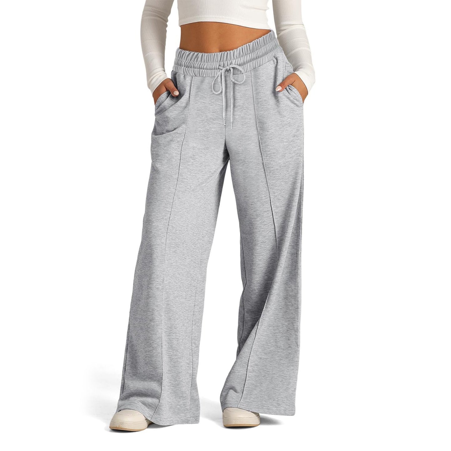 Wide Leg Casual Joggers