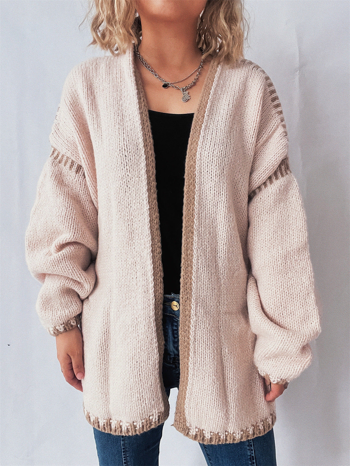 Loose Preppy Chic Knitted Cardigan